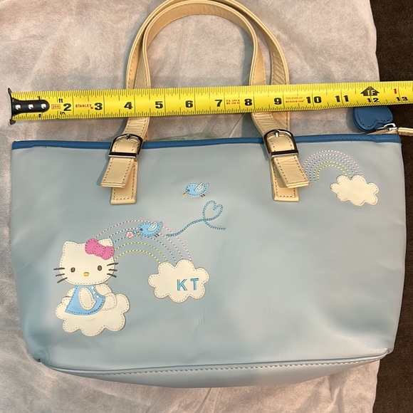 New Hello Kitty KT Sanrio Leather Bird Bag Never Used with dust bag Rare Y2K - Picture 7 of 8